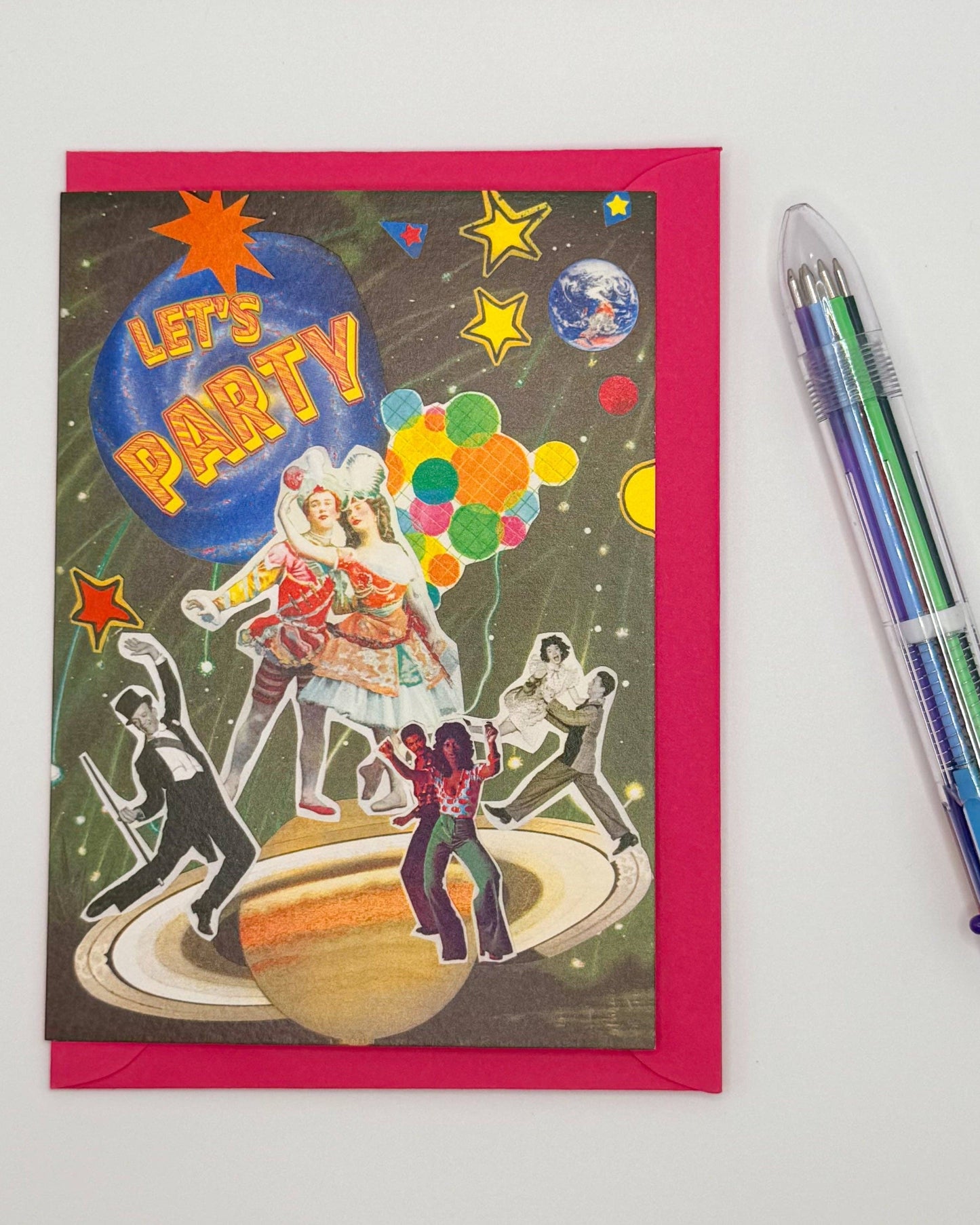 Space Party Card