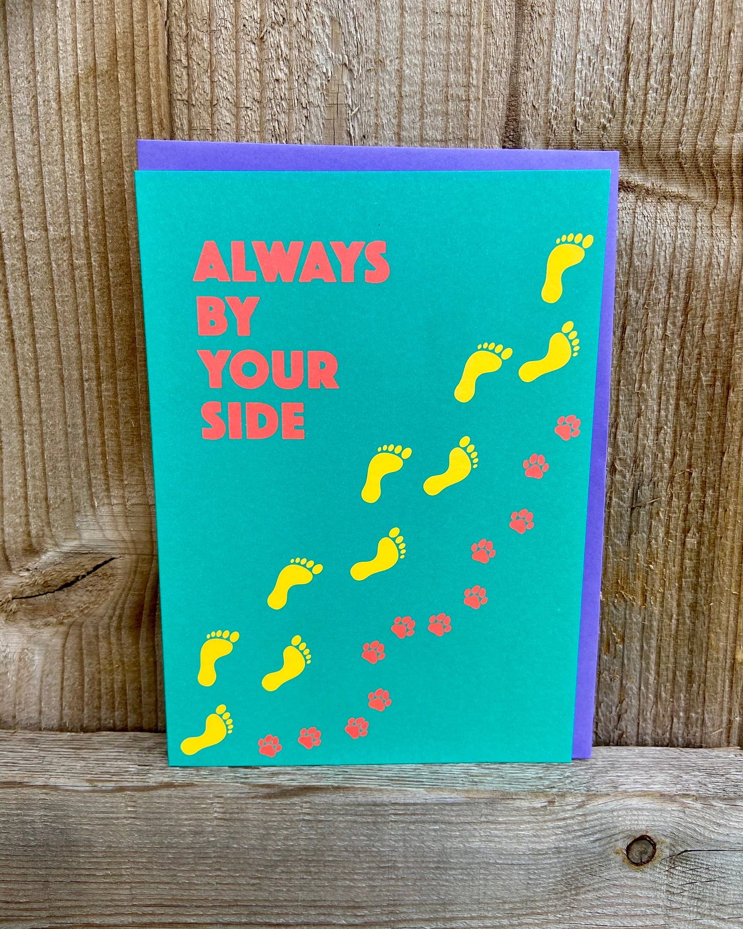 Always By Your Side Pet Loss Sympathy Card