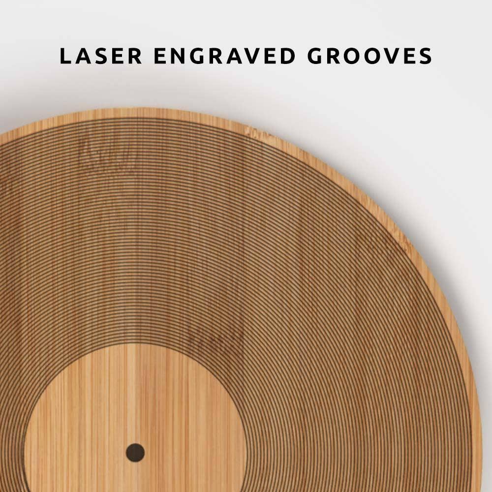 12" Record Bamboo Chopping Board