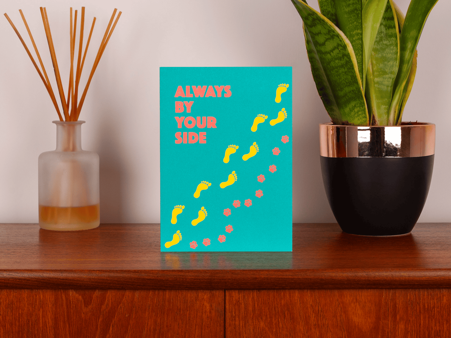Always By Your Side Pet Loss Sympathy Card