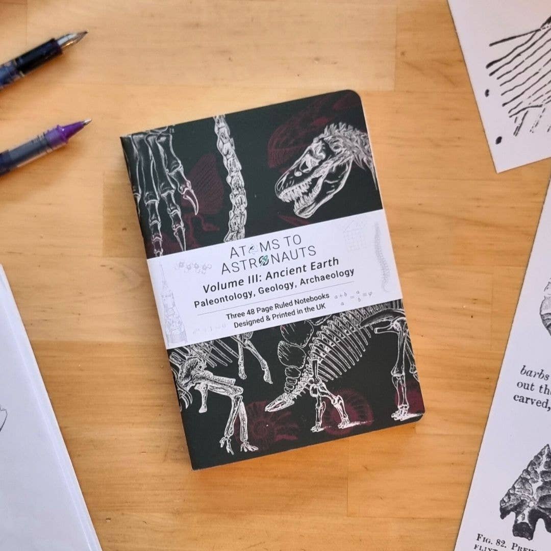 Ancient Earth Notebook Set: Geology, Paleontology, Archaeology